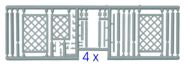 Scale Models MiniArt 35551 Wooden Fence