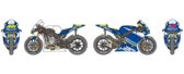 Scale Models Tamiya 14116 Yamaha YZR-M1 05 No.46/No.5
