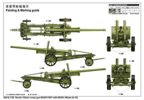 Scale Models Trumpeter 02316 Soviet 122mm corps gun M1931/1937 with M1931 Wheel (A-19)