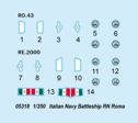 Scale Models Trumpeter 05318 Italian Navy Battleship RN Roma