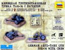 Scale Models Zvezda 6114 German anti-tank gun PAK-36 with crew