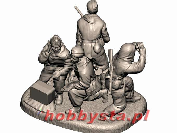 Scale Models Zvezda 6137 Soviet Reconnaissance Team 1941-1943