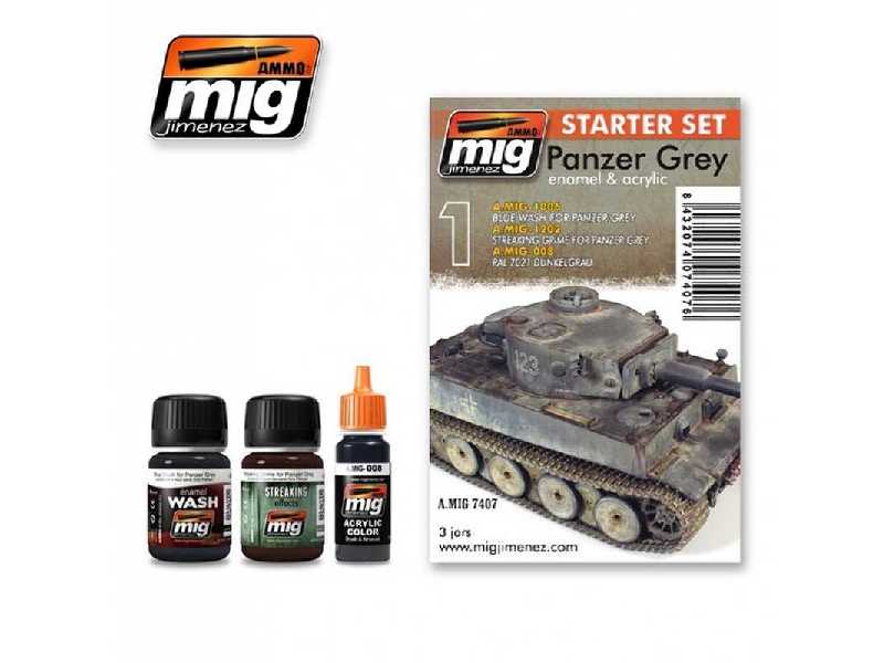 Panzer Grey Enamel & Acrylic (Set) - zdjęcie 1