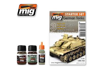 German Tanks Starters Enamel & Acrylic (Set) - zdjęcie 1