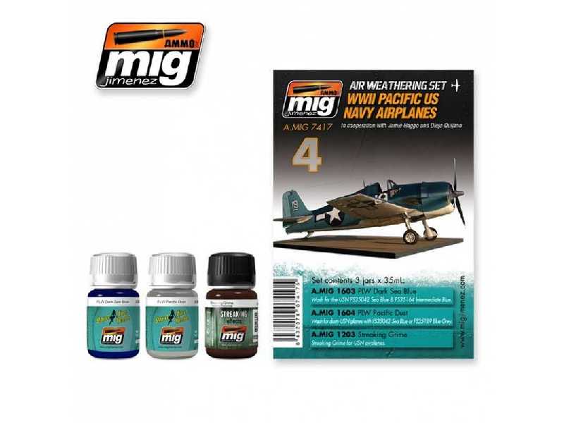 WWII Pacific US Navy Airplanes (Set) - zdjęcie 1 WWII Pacific US Navy Airplanes (Set) - zdjęcie 1