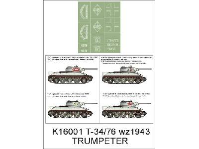 T – 34/76 wz.1943 Trumpeter - zdjęcie 1