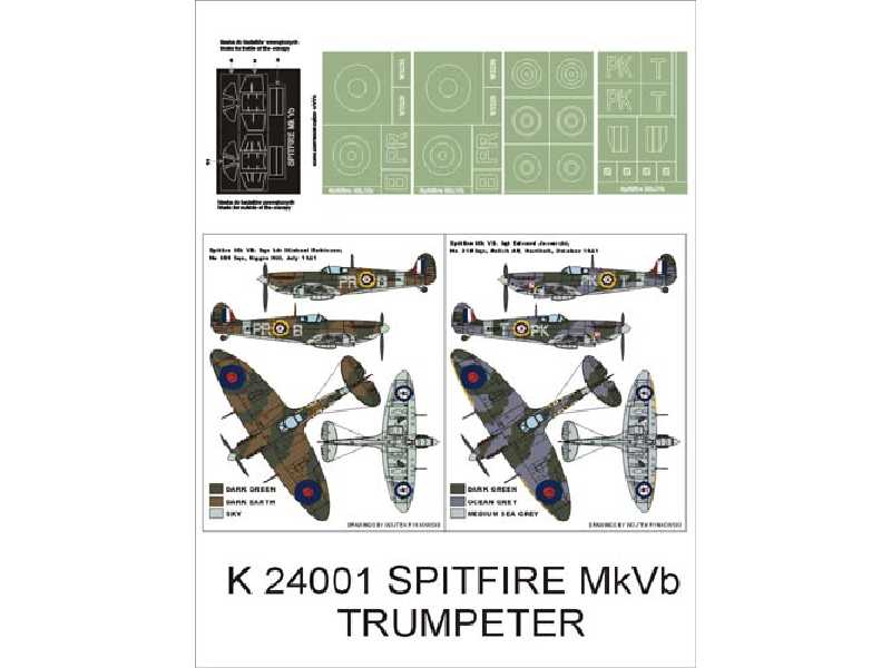 Spitfire MkVB Trumpeter - zdjęcie 1 Spitfire MkVB Trumpeter - zdjęcie 1