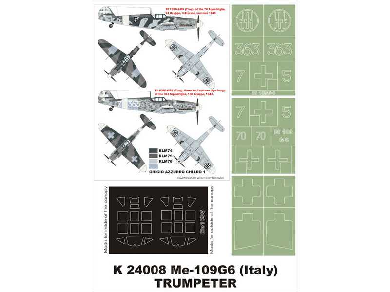 Bf-109G6 (Italy) Trumpeter - zdjęcie 1 Bf-109G6 (Italy) Trumpeter - zdjęcie 1
