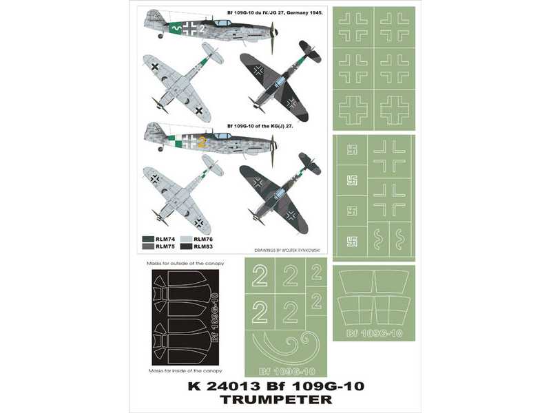 Bf-109G-10 Trumpeter - zdjęcie 1 Bf-109G-10 Trumpeter - zdjęcie 1