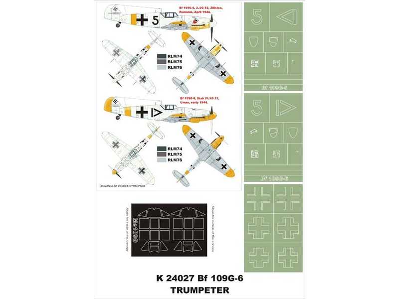 Bf 109G-6 Trumpeter - zdjęcie 1