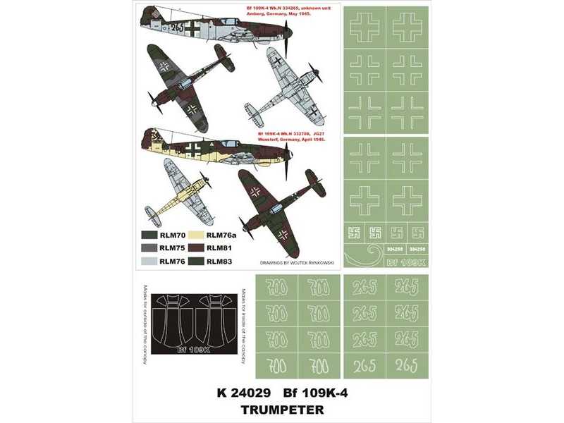 Bf 109K-4 Trumpeter - zdjęcie 1 Bf 109K-4 Trumpeter - zdjęcie 1