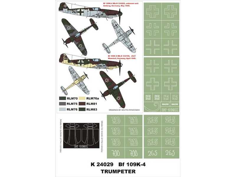 Bf 109K-4 Trumpeter - zdjęcie 1