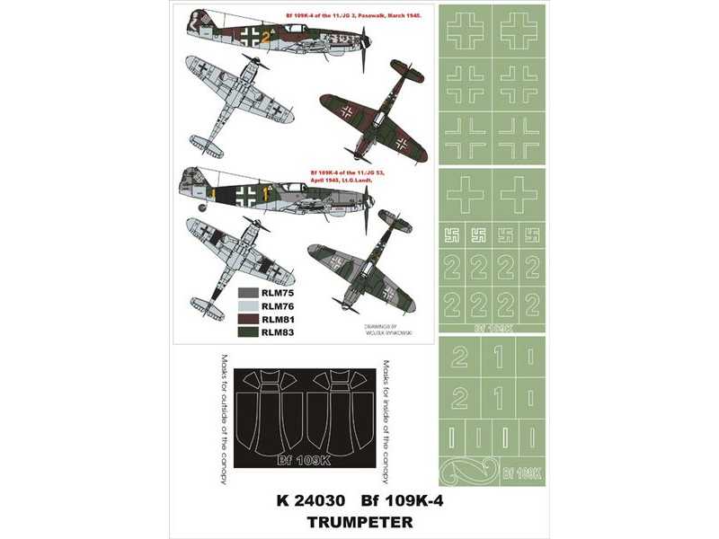 Bf 109K-4 Trumpeter - zdjęcie 1 Bf 109K-4 Trumpeter - zdjęcie 1