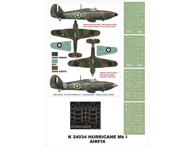 Hurricane MkI Airfix - zdjęcie 1 Hurricane MkI Airfix - zdjęcie 1