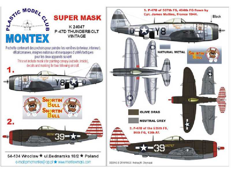 P-47D Thunderbolt Vintage - zdjęcie 1 P-47D Thunderbolt Vintage - zdjęcie 1