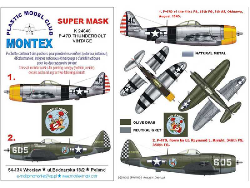 P-47D Thunderbolt Vintage - zdjęcie 1 P-47D Thunderbolt Vintage - zdjęcie 1