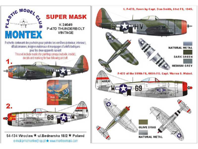 P-47D Thunderbolt Vintage - zdjęcie 1 P-47D Thunderbolt Vintage - zdjęcie 1
