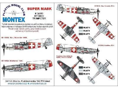 Bf 109G6 (Swiss) Trumpeter - zdjęcie 1