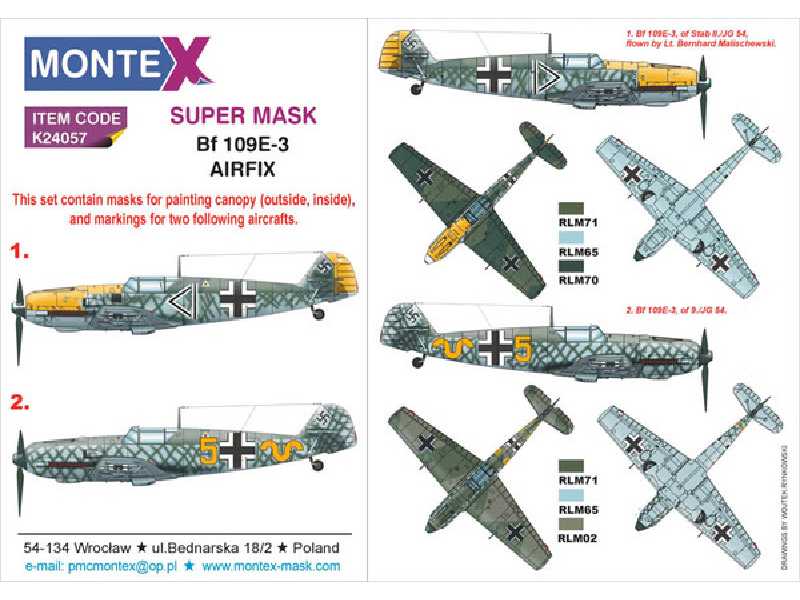 Bf 109E-3 AIRFIX - zdjęcie 1 Bf 109E-3 AIRFIX - zdjęcie 1