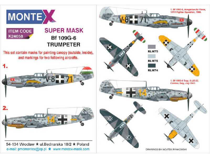 Bf 109G-6 TRUMPETER - zdjęcie 1