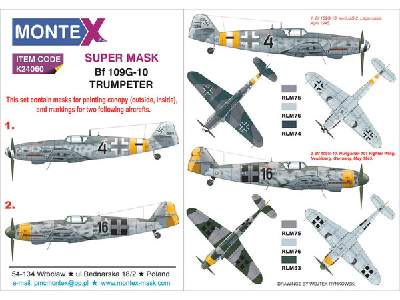 Bf 109G-10 TRUMPETER - zdjęcie 1