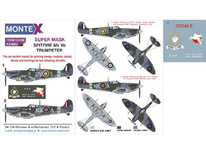 SPITFIRE Mk Vb TRUMPETER - zdjęcie 1 SPITFIRE Mk Vb TRUMPETER - zdjęcie 1