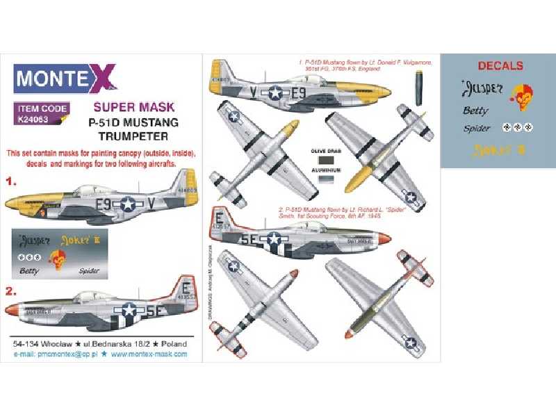 P-51D MUSTANG TRUMPETER - zdjęcie 1 P-51D MUSTANG TRUMPETER - zdjęcie 1