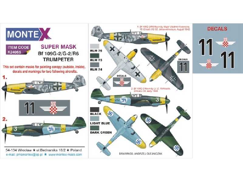 Bf 109G-2 TRUMPETER - zdjęcie 1