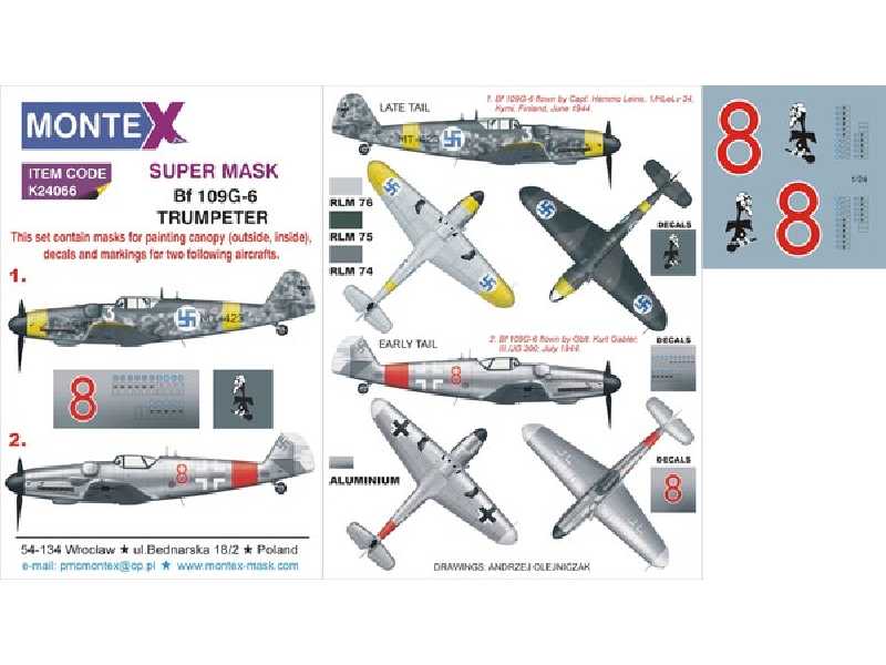 Bf 109G-6 TRUMPETER - zdjęcie 1 Bf 109G-6 TRUMPETER - zdjęcie 1