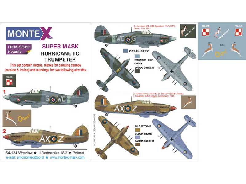 Hurricane Mk. II c (Trumpeter) - zdjęcie 1 Hurricane Mk. II c (Trumpeter) - zdjęcie 1