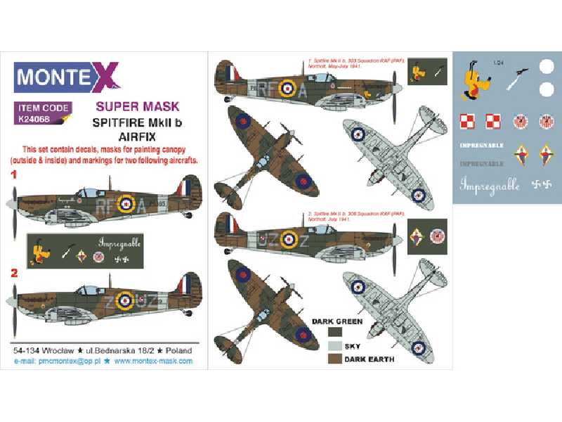 Spitfire Mk II b (AIRFIX) - zdjęcie 1 Spitfire Mk II b (AIRFIX) - zdjęcie 1