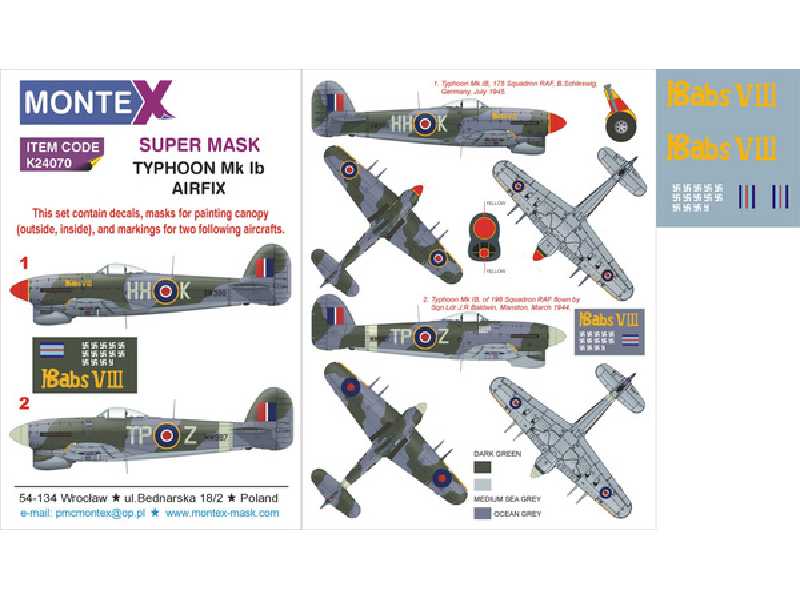 Typhoon Mk.Ib AIRFIX - zdjęcie 1 Typhoon Mk.Ib AIRFIX - zdjęcie 1