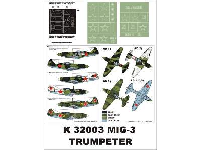 MiG - 3 Trumpeter - zdjęcie 1