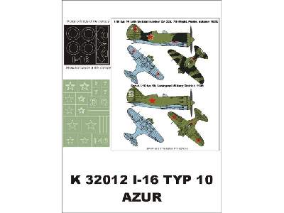 Polikarpow I-16 (USRR) Azur - zdjęcie 1