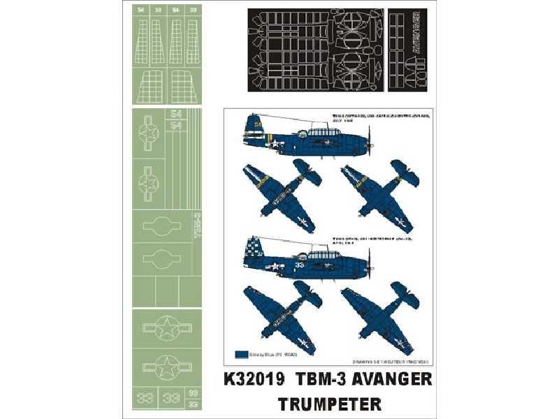 TBF-3 Avenger Trumpeter - zdjęcie 1 TBF-3 Avenger Trumpeter - zdjęcie 1