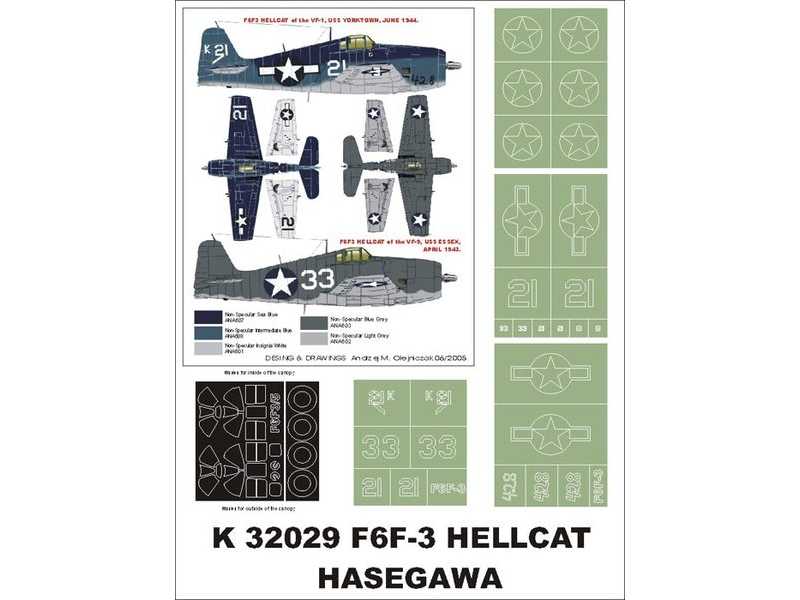 F6F3 Hellcat Hasegawa - zdjęcie 1 F6F3 Hellcat Hasegawa - zdjęcie 1