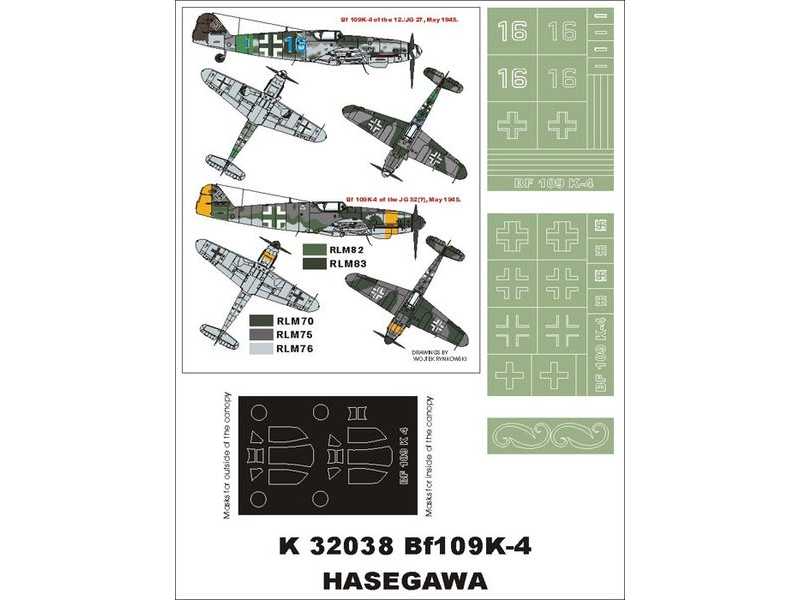 Bf 109K-4 Hasegawa - zdjęcie 1