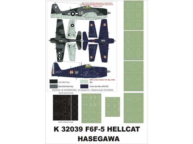 F6F-3/5 Hellcat Hasegawa - zdjęcie 1 F6F-3/5 Hellcat Hasegawa - zdjęcie 1