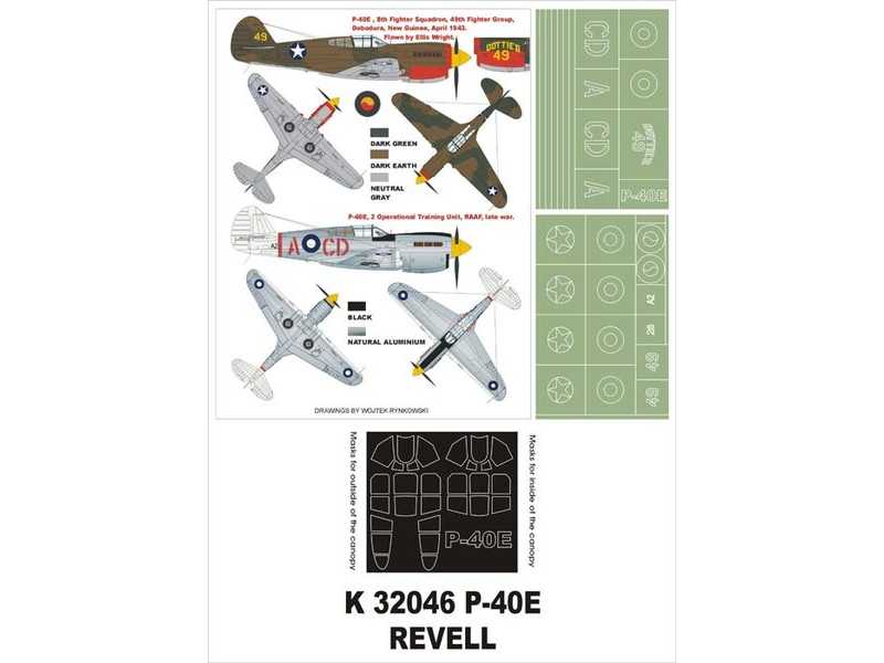 P-40E Revell - zdjęcie 1 P-40E Revell - zdjęcie 1