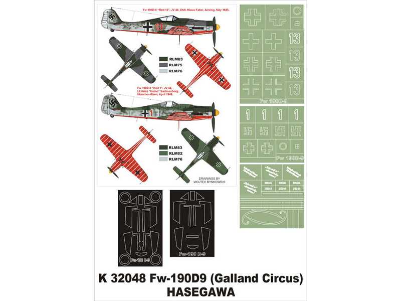 Fw 190D-9 (Galland Cirrus) Hasegawa - zdjęcie 1 Fw 190D-9 (Galland Cirrus) Hasegawa - zdjęcie 1