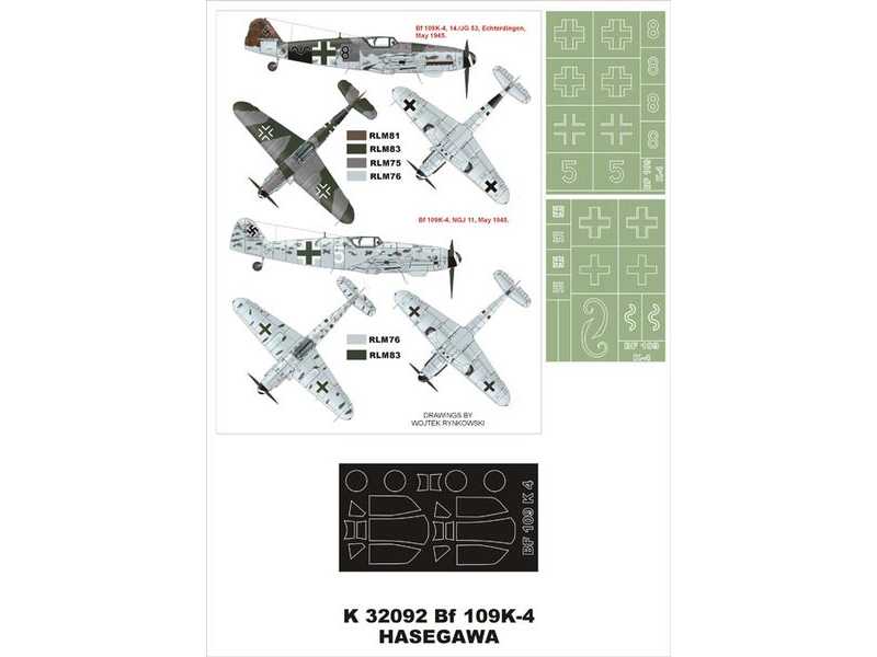 Bf 109K-4 Hasegawa - zdjęcie 1