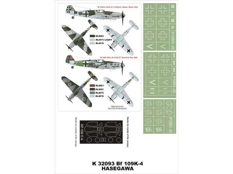 Bf 109K-4 Hasegawa - zdjęcie 1