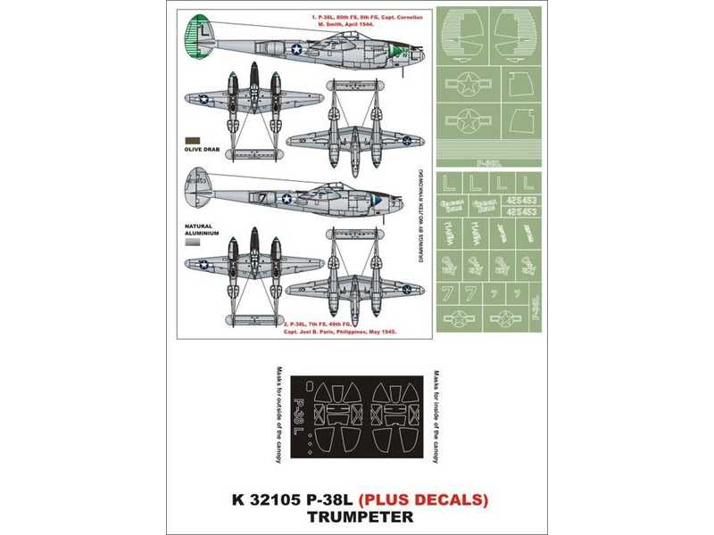 P-38L Trumpeter - zdjęcie 1 P-38L Trumpeter - zdjęcie 1