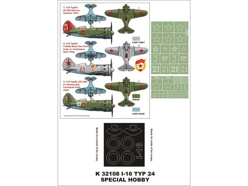 I-16 Typ 24 Special Hobby - zdjęcie 1 I-16 Typ 24 Special Hobby - zdjęcie 1