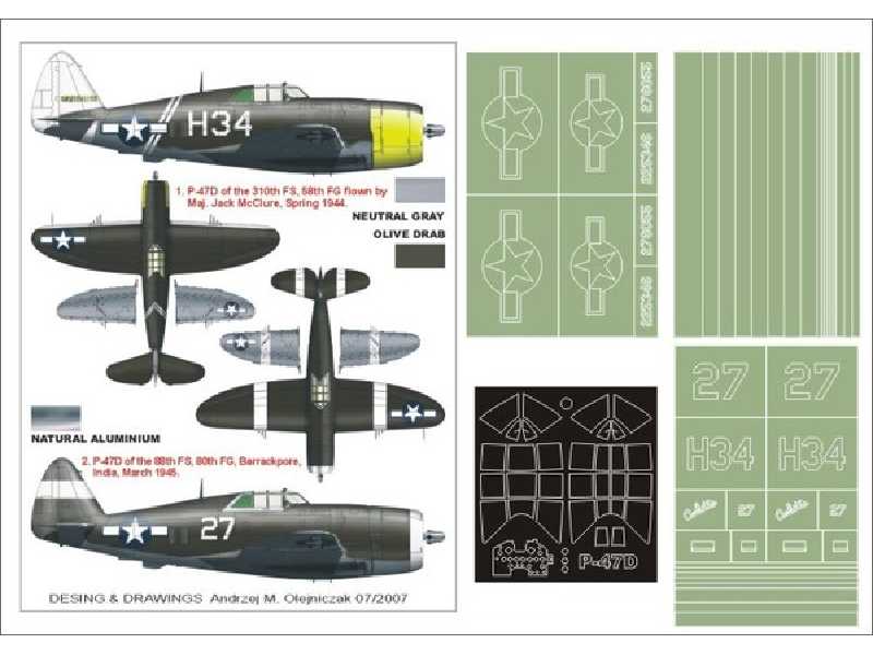 P-47D Razorback TRUMPETER - zdjęcie 1 P-47D Razorback TRUMPETER - zdjęcie 1