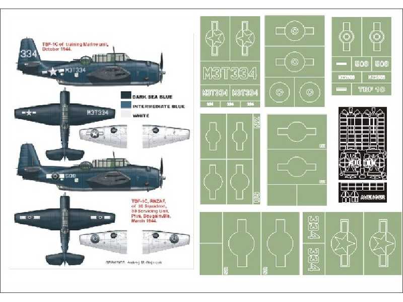 TBF-1C Avenger TRUMPETER - zdjęcie 1