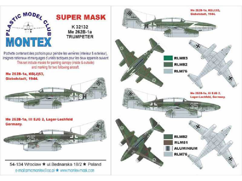 Me-262B TRUMPETER - zdjęcie 1 Me-262B TRUMPETER - zdjęcie 1