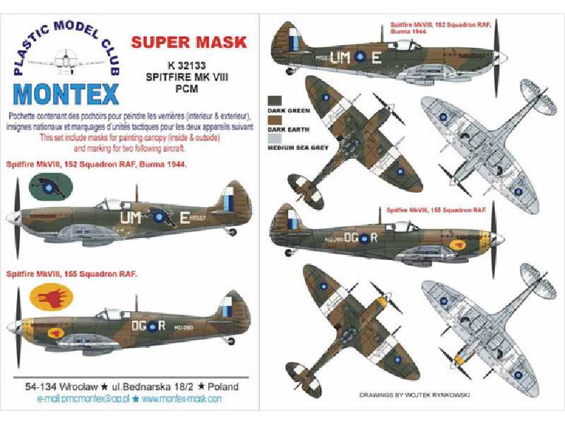Spitfire MkVIII (Burma) PCM - zdjęcie 1 Spitfire MkVIII (Burma) PCM - zdjęcie 1