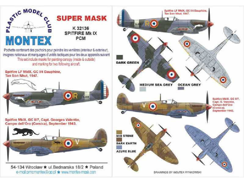 Spitfire MkIX (French) PCM - zdjęcie 1 Spitfire MkIX (French) PCM - zdjęcie 1