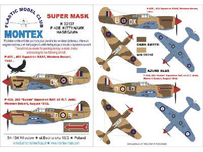 P-40E (Desert RAF) HASEGAWA - zdjęcie 1